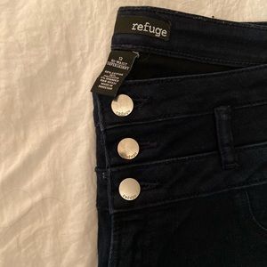 COPY - Dark wash extra high waisted skinny jeans …